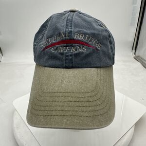 Natural Bridge Caverns - Cap Hat - Denim Adjustable